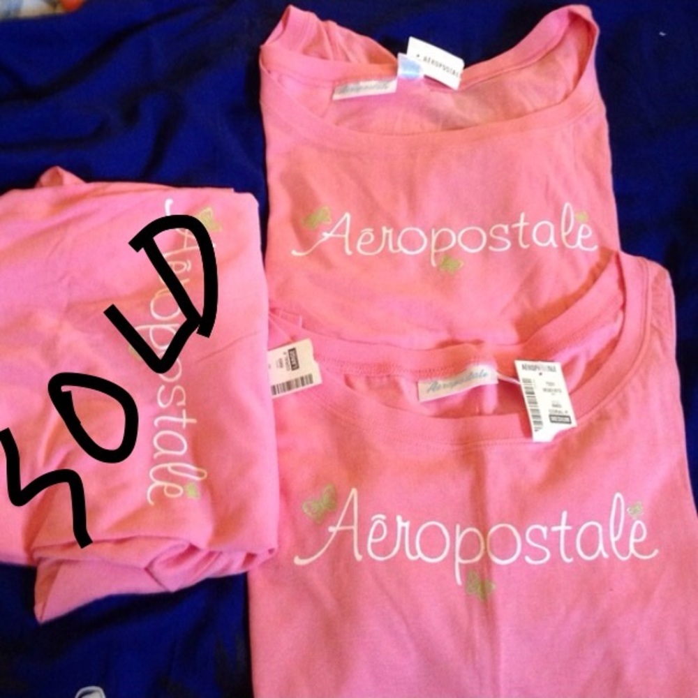 Host Pick! NWT Aeropostale shirt/s. One Large, one Medium.